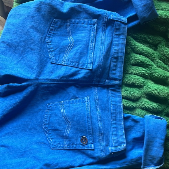 Michael Kors blue pants-size 10 - Picture 6 of 7